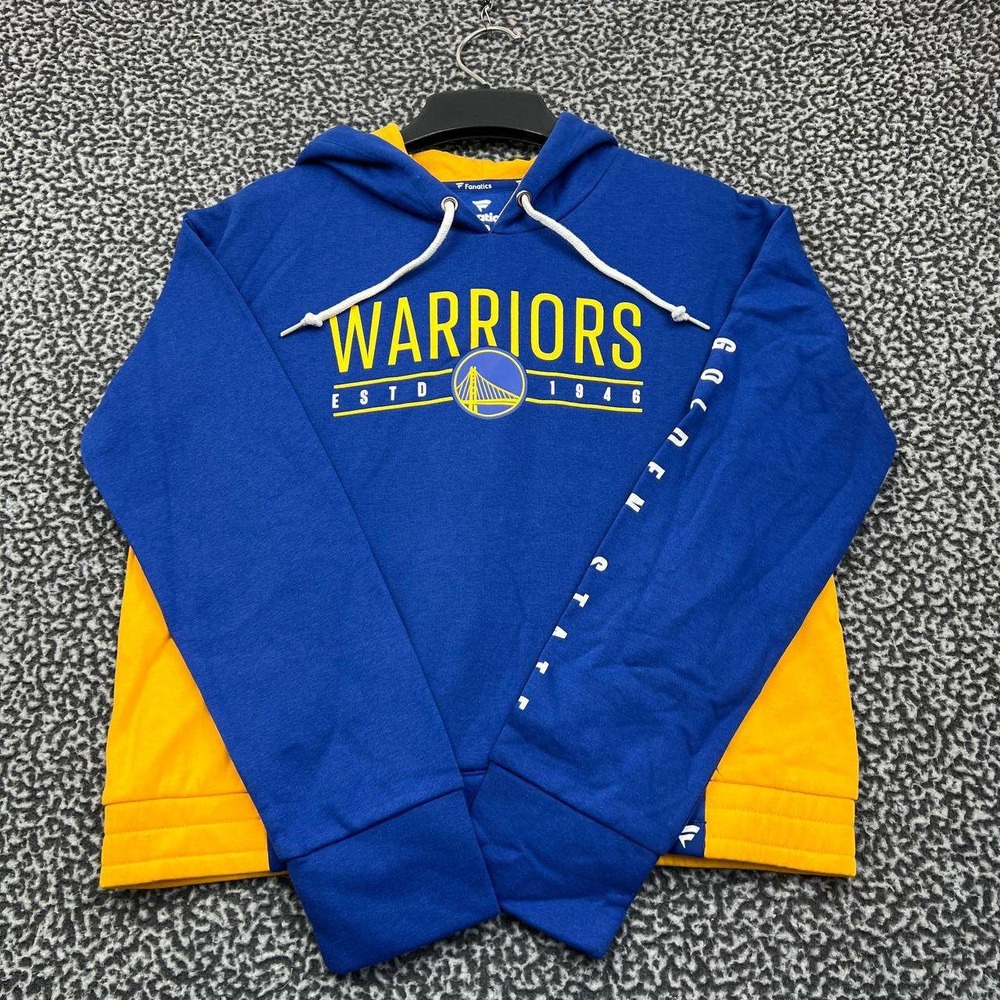 Golden State Warriors GSW Hoodie Women Medium Fanatics Pullover Long Sleeve New